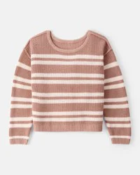 Oshkosh Girls Long-Sleeve Sweater - Brown Brown 14