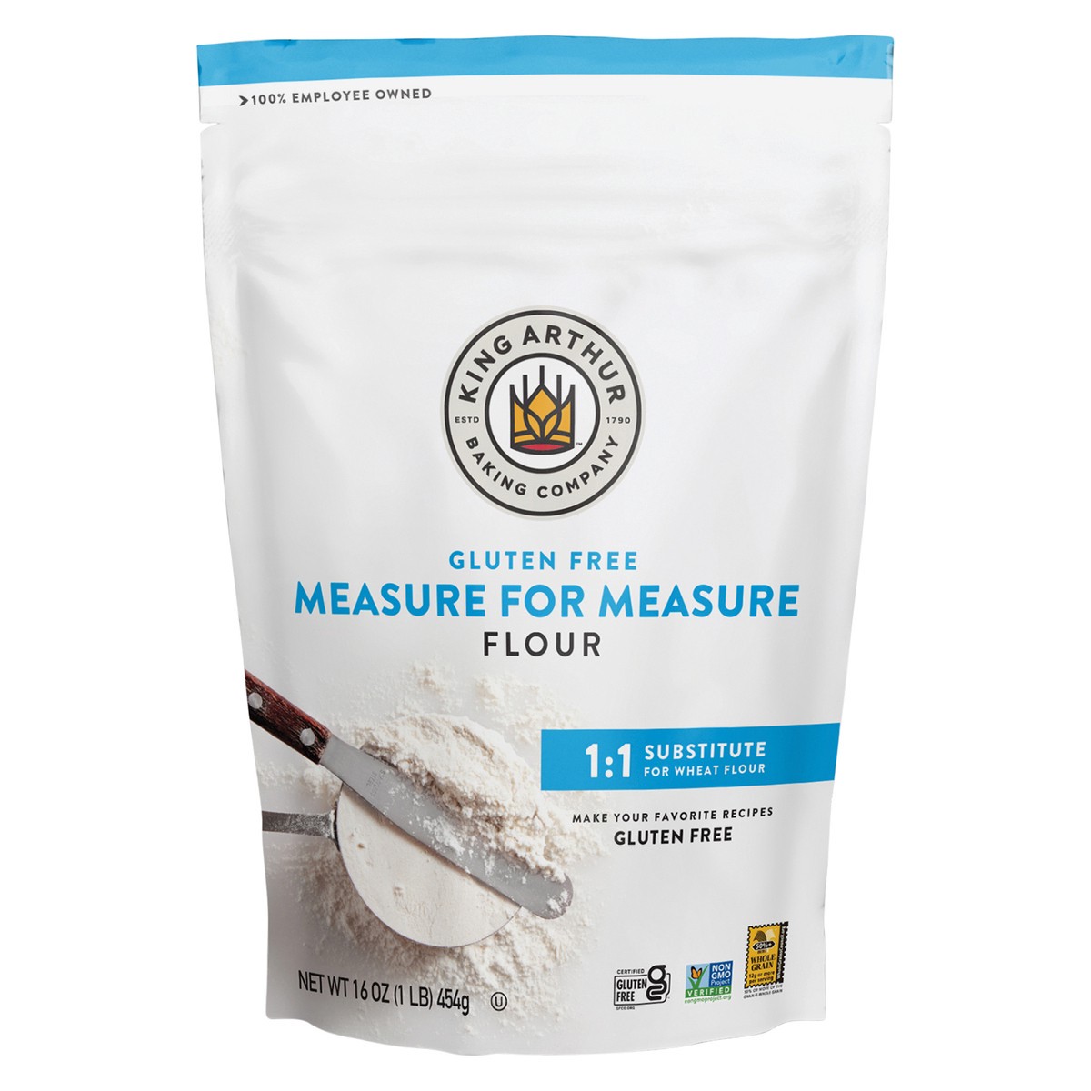 slide 1 of 7, King Arthur Gluten Free Measure for Measure Flour, 16 oz