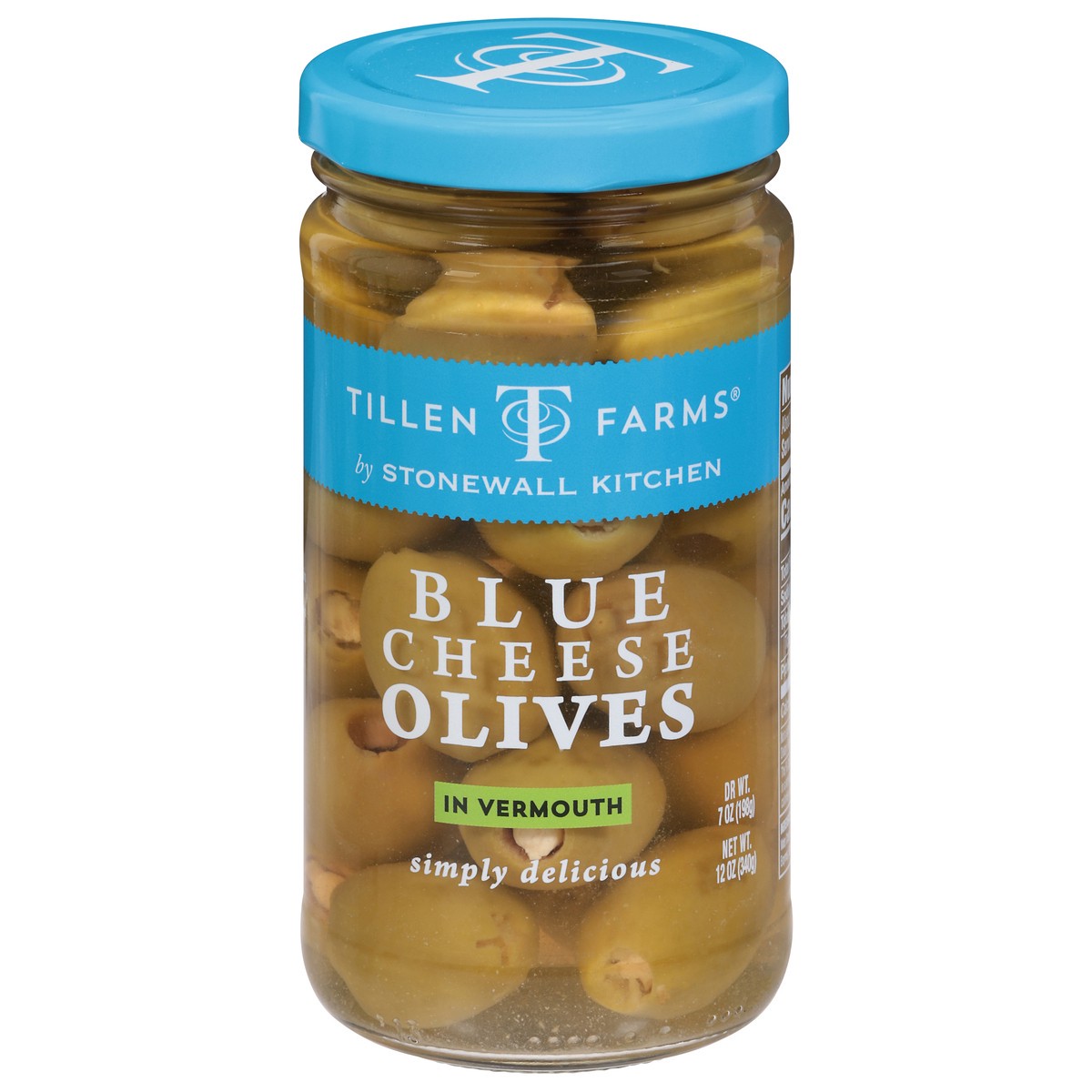 slide 1 of 1, Tillen Farms Blue Cheese Olives, 6 fl oz