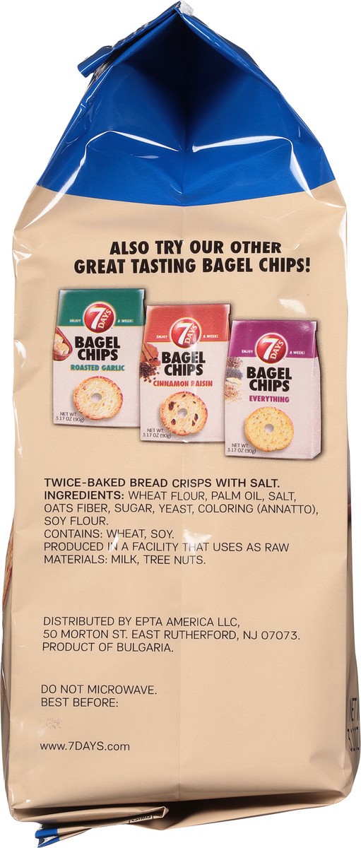 slide 7 of 12, 7DAYS Sea Salt Bagel Chips 3.17 oz, 3.17 oz