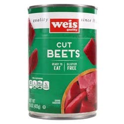 Weis Quality Cut Canned Vegetable-Beets - 15 oz