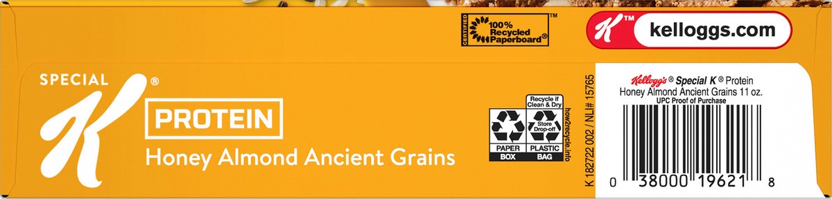 slide 6 of 8, Special K Kellogg's Special K Protein Breakfast Cereal, Honey Almond Ancient Grains, 11 oz, 11 oz