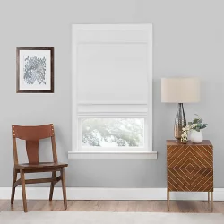 MyHome Cordless Blackout Roman Shade - White