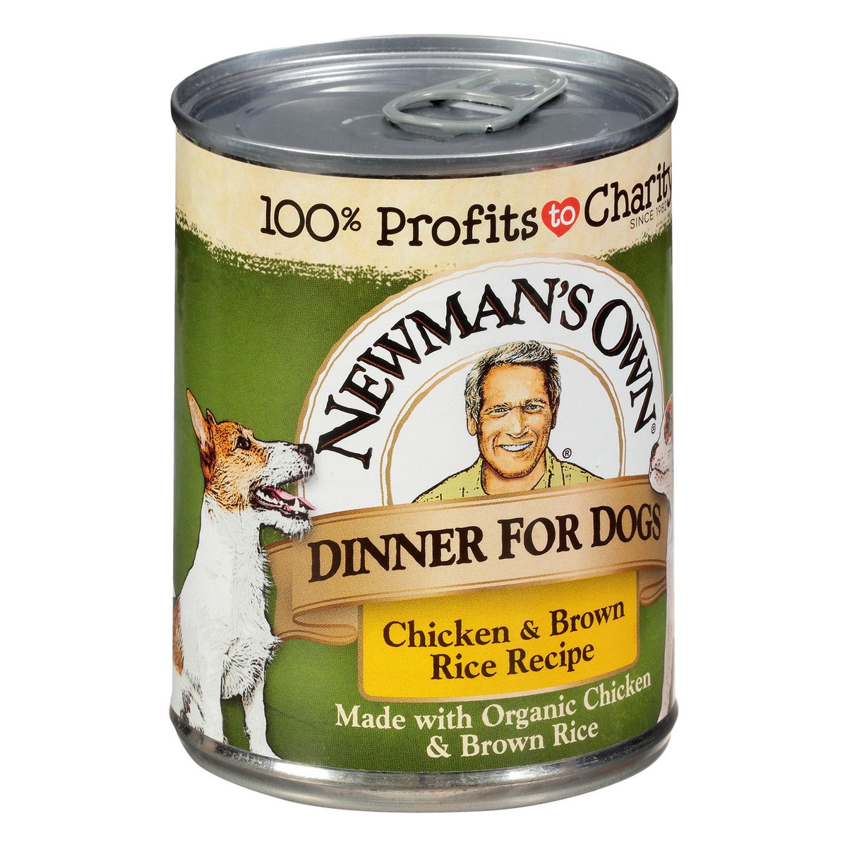 slide 5 of 9, Newman's Own Dinner for Dogs, Chicken & Brown Rice Recipe, 12.7 oz