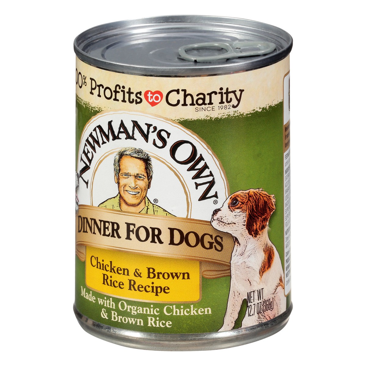 slide 9 of 9, Newman's Own Dinner for Dogs, Chicken & Brown Rice Recipe, 12.7 oz