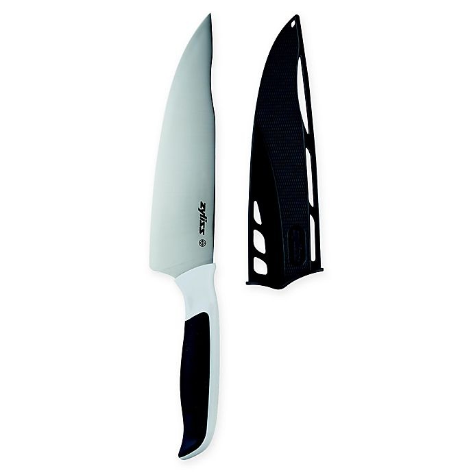 slide 1 of 9, Zyliss Comfort Chef Knife with Sheath, 8 in
