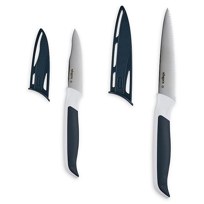 slide 1 of 1, Zyliss Comfort Paring Knife Set with Sheaths, 2 ct
