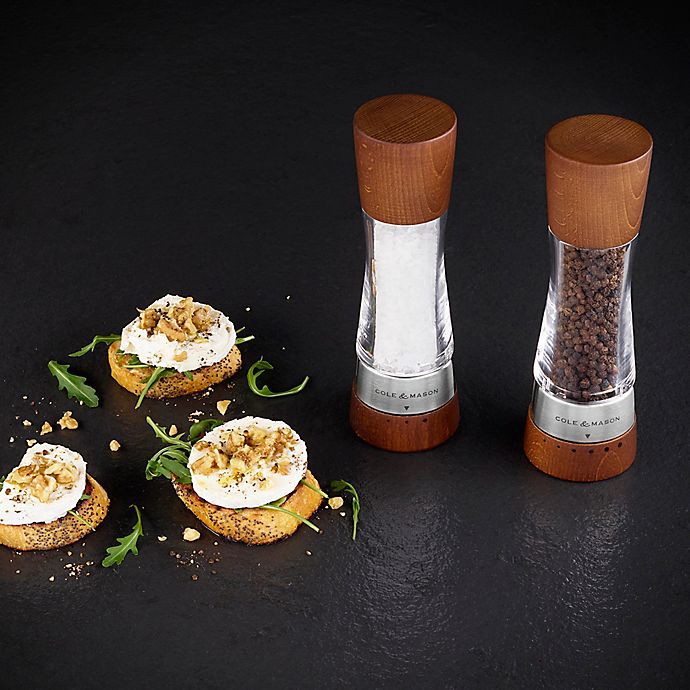 slide 7 of 9, Cole & Mason Derwent Forest Wood Gourmet Precision Salt & Pepper Mill Gift Set, 1 ct