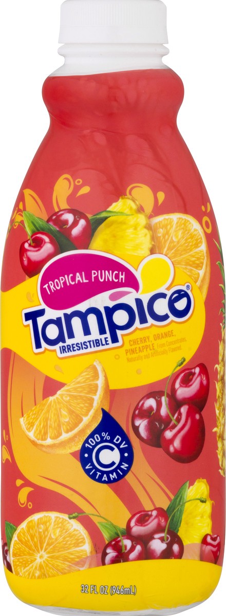 slide 3 of 12, Tampico Cherry\Orange\Pineapple Tropical Punch - 32 oz, 32 oz