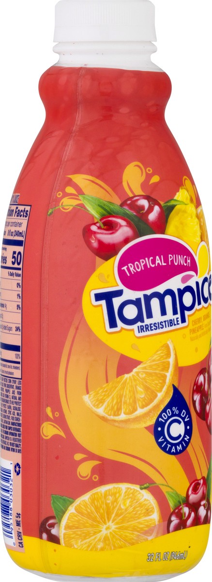 slide 8 of 12, Tampico Cherry\Orange\Pineapple Tropical Punch 32.0 oz, 32 oz