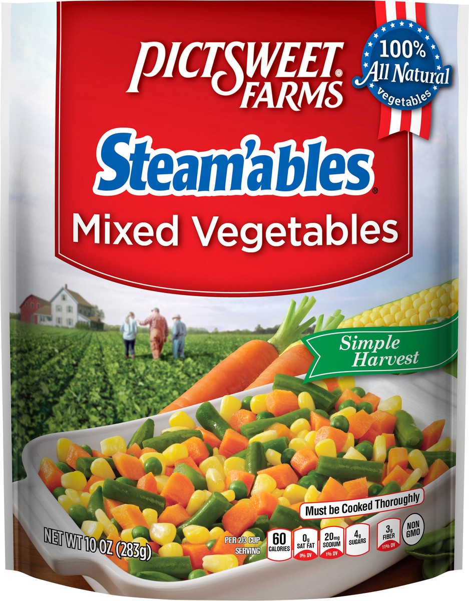 slide 3 of 3, PictSweet Mixed Vegetables, 10 oz