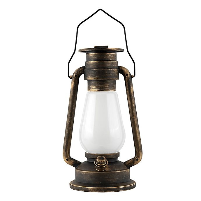 slide 1 of 2, Sterling & Noble Fisherman Lantern - Bronze, 12 in