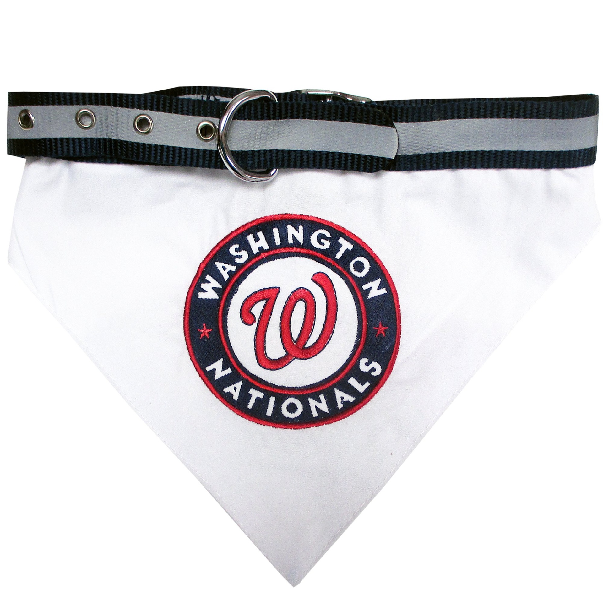 slide 1 of 1, Pets First Washington Nationals Dog Collar Bandana, SM