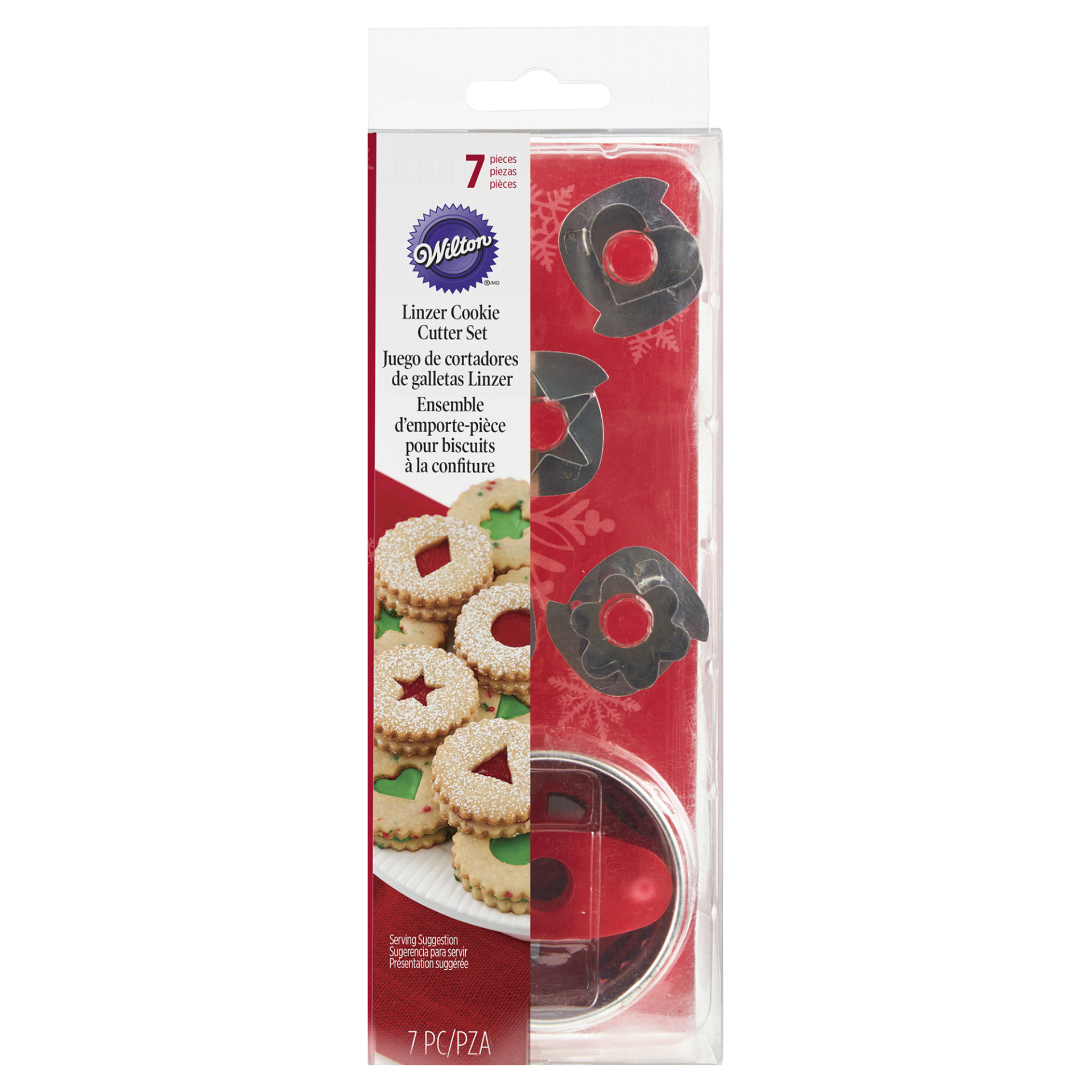 slide 1 of 2, Wilton Linzer Cut Outs Cookie Cutter Set, 1 ct