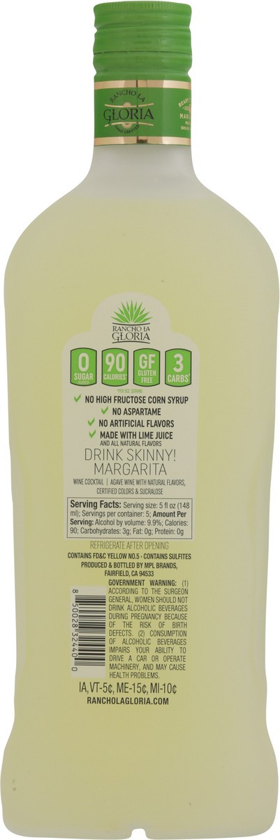slide 10 of 13, Rancho La Gloria Skinny Classic Lime Margarita 1.5 l, 1.5 l