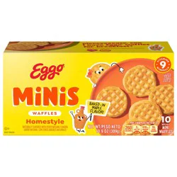 Eggo Kellogg's Eggo Minis Homestyle with Maple Flavor Frozen Waffle Bites