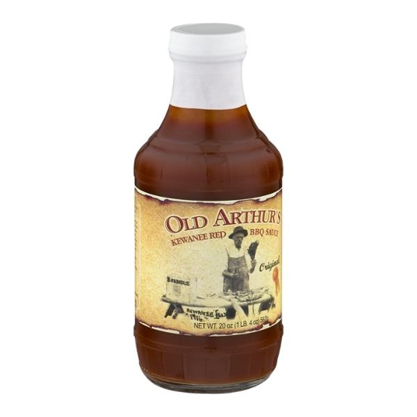 slide 1 of 1, Old Arthur's Kewanee Red BBQ Sauce, Original, 20 oz