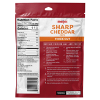 slide 3 of 5, Meijer Thick Cut Shredded Sharp Cheddar Cheese, 8 oz