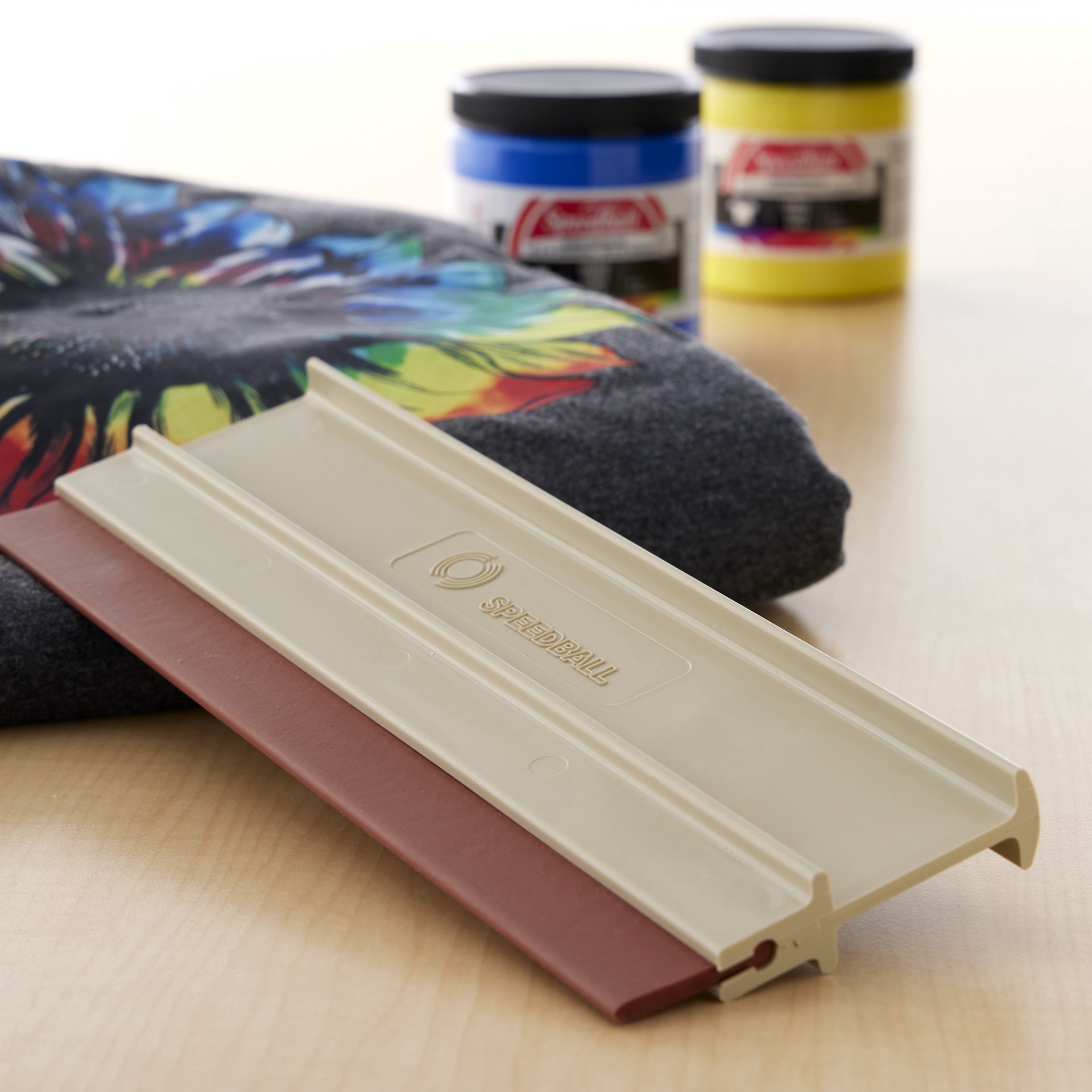 slide 3 of 3, Speedball Neoprene Squeegee, 9 in