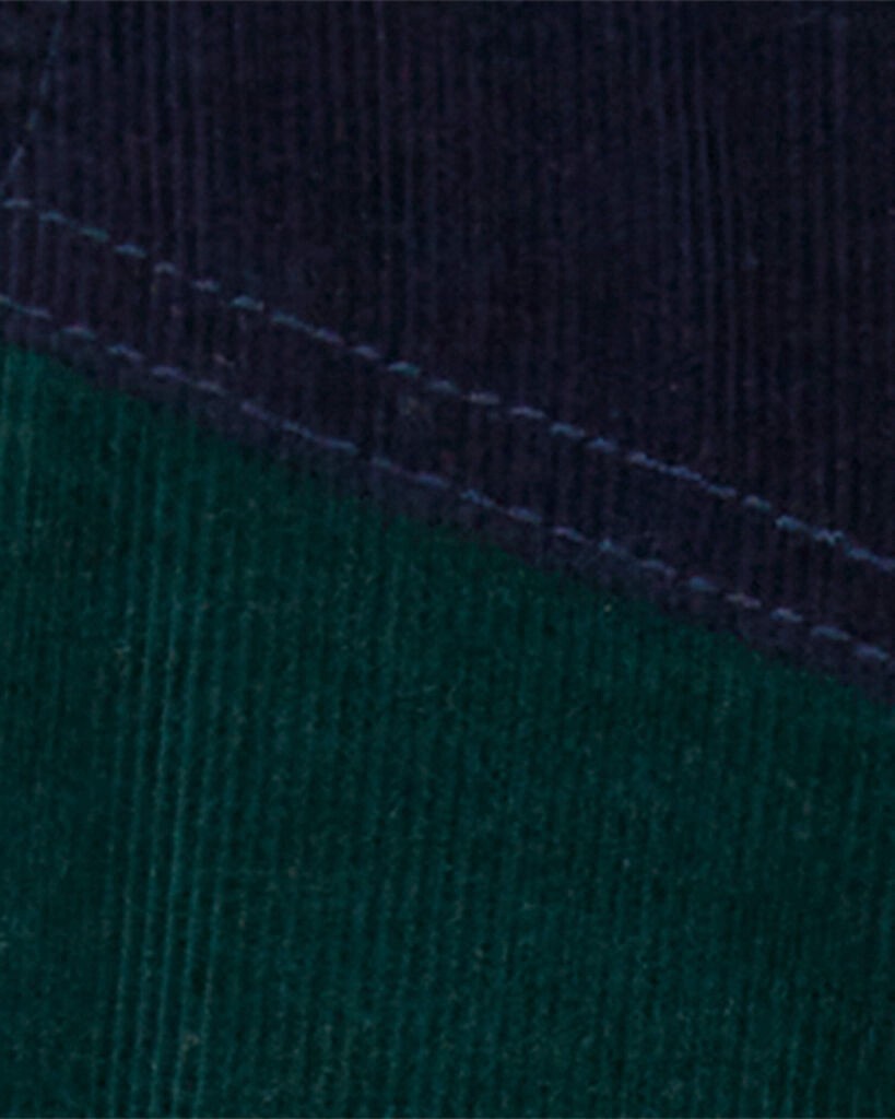 slide 2 of 3, Oshkosh Baby Soft Corduroy Overalls Green/Navy 24M, 1 ct