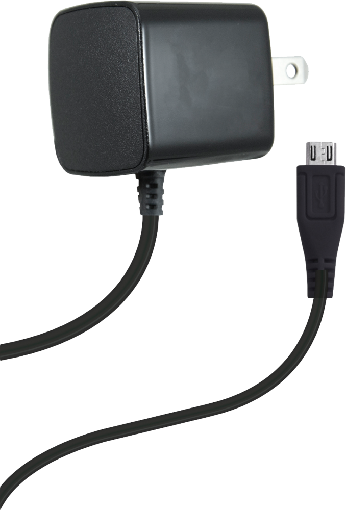 slide 1 of 1, Zgear Micro Usb Wall Charger - Black, 6 ft