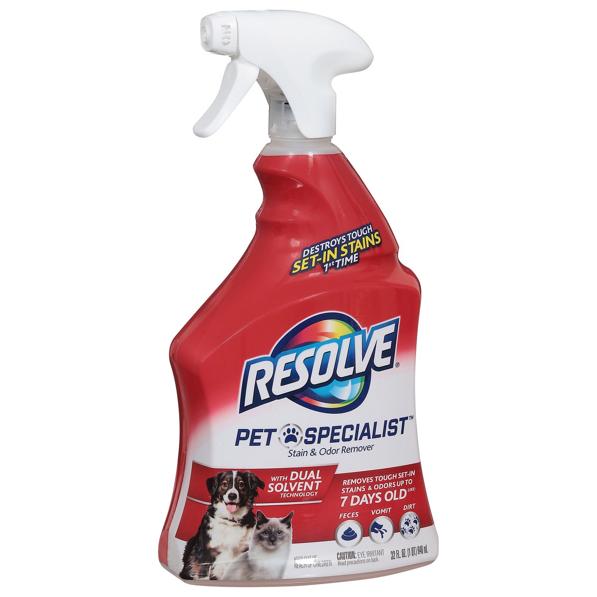 slide 4 of 13, Resolve Pet Specialist Stain & Odor Remover 32 fl oz, 32 fl oz