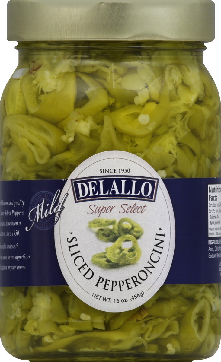 slide 2 of 2, DeLallo Mild Sliced Pepperoncini 16 fl oz, 16 fl oz