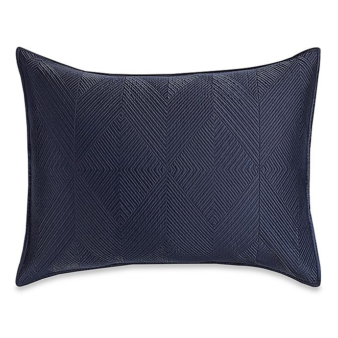 slide 1 of 1, Wamsutta Bliss Standard Pillow Sham - Navy, 1 ct