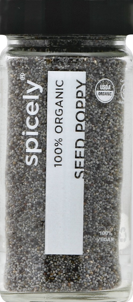 slide 2 of 2, Spicely Organic Spices Seed Poppy 2.2 oz, 2.2 oz