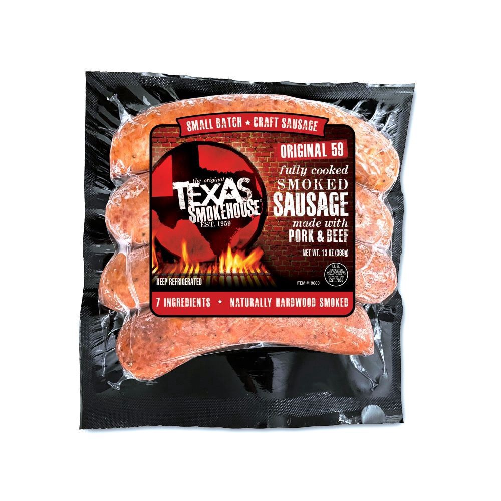 slide 2 of 2, Texas Smokehouse Smoked Links - 13 Oz, 13 oz