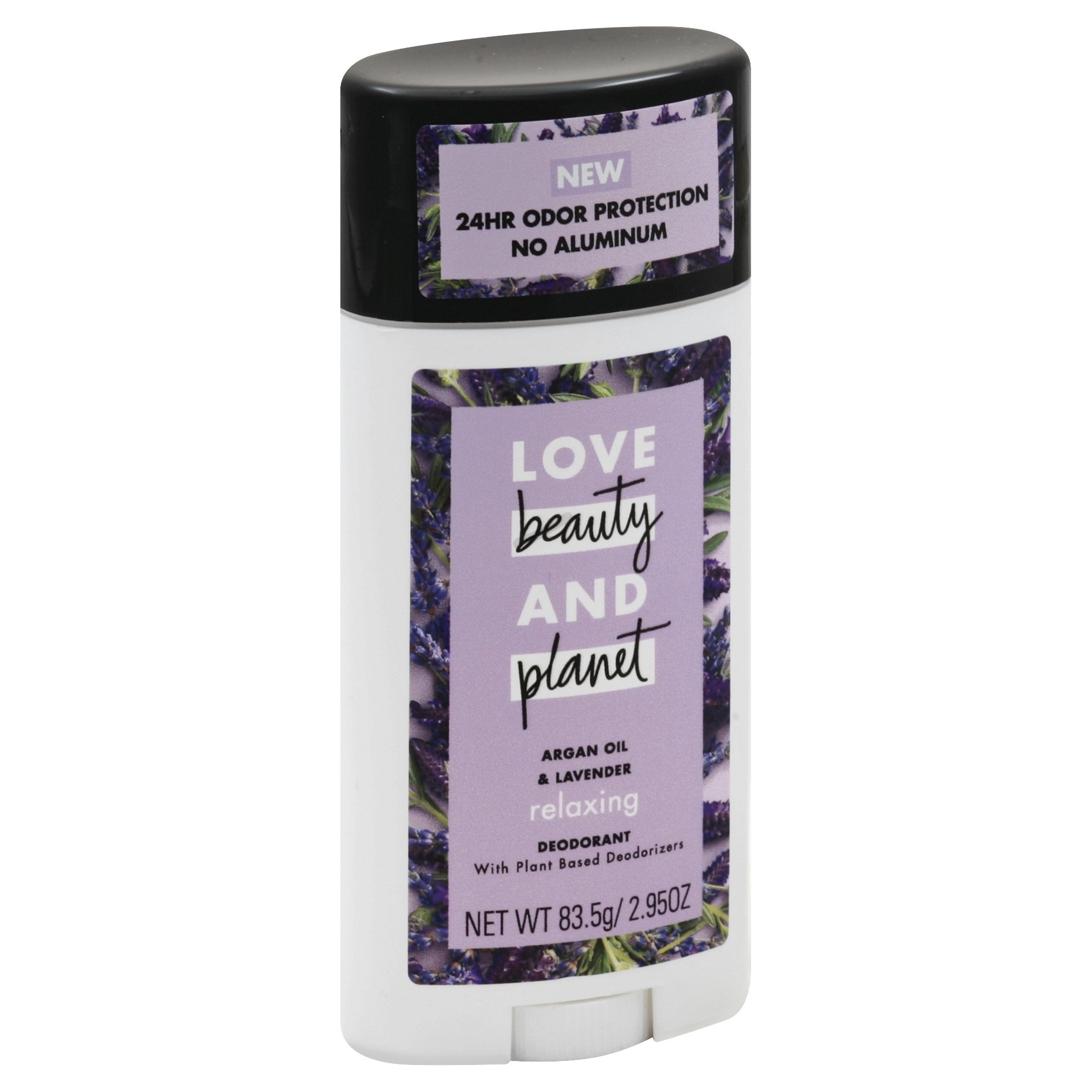 slide 1 of 4, Love Beauty and Planet Love Beauty & Planet Aluminum Free Argan Oil & Lavender Relaxing Deodorant Stick, 2.95 oz