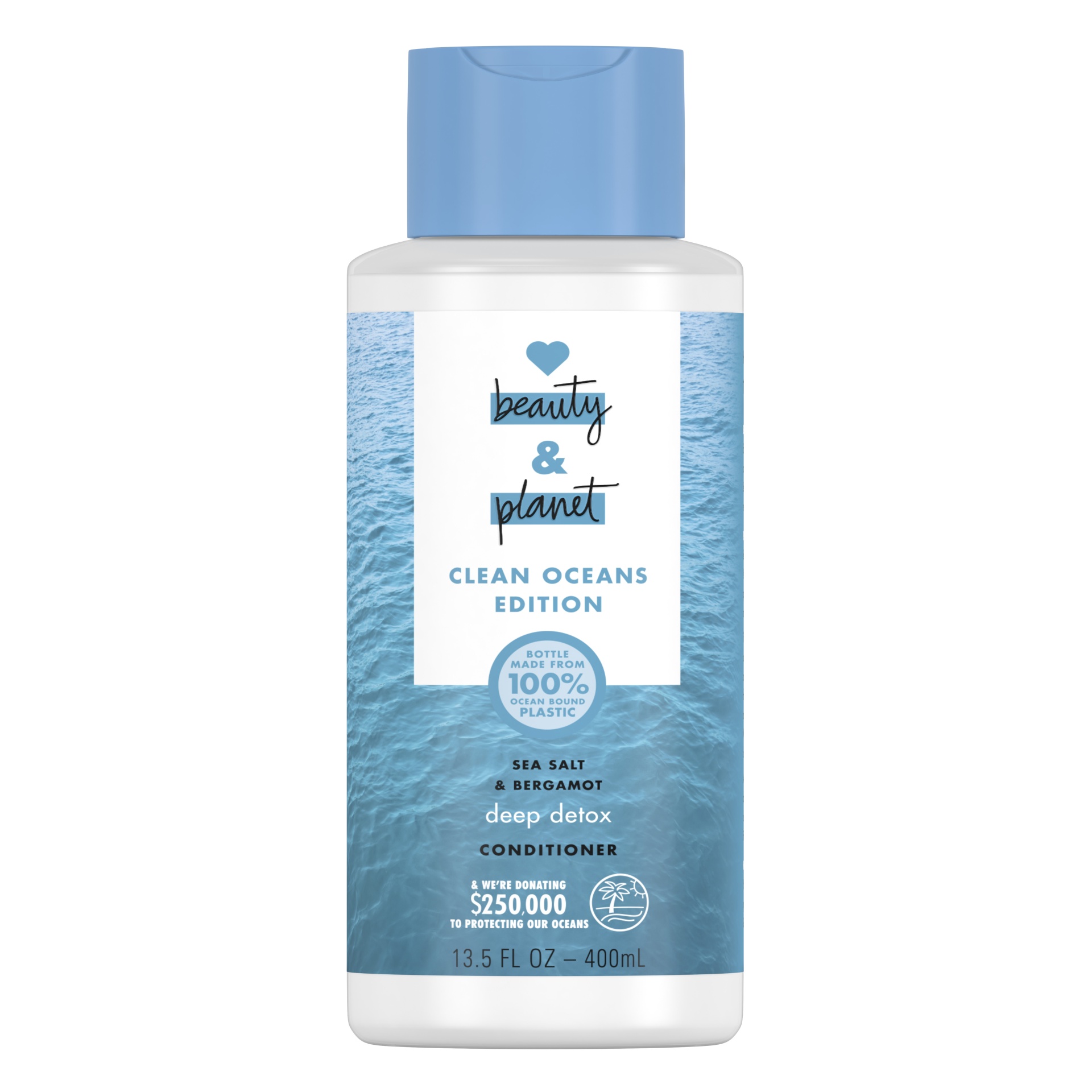 slide 1 of 6, Love Beauty and Planet Clean Ocean Sea Salt & Bergamont Conditioner, 13.5 fl oz