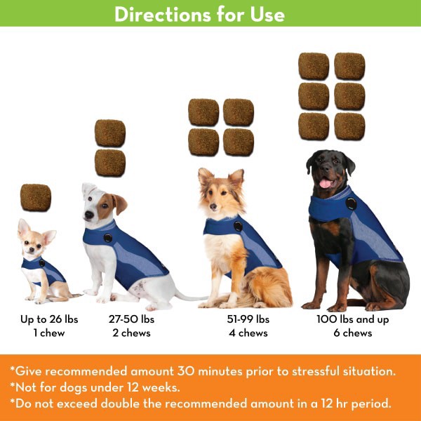 slide 22 of 25, ThunderShirt ThunderWunders Hemp Calming Chews, 60 ct