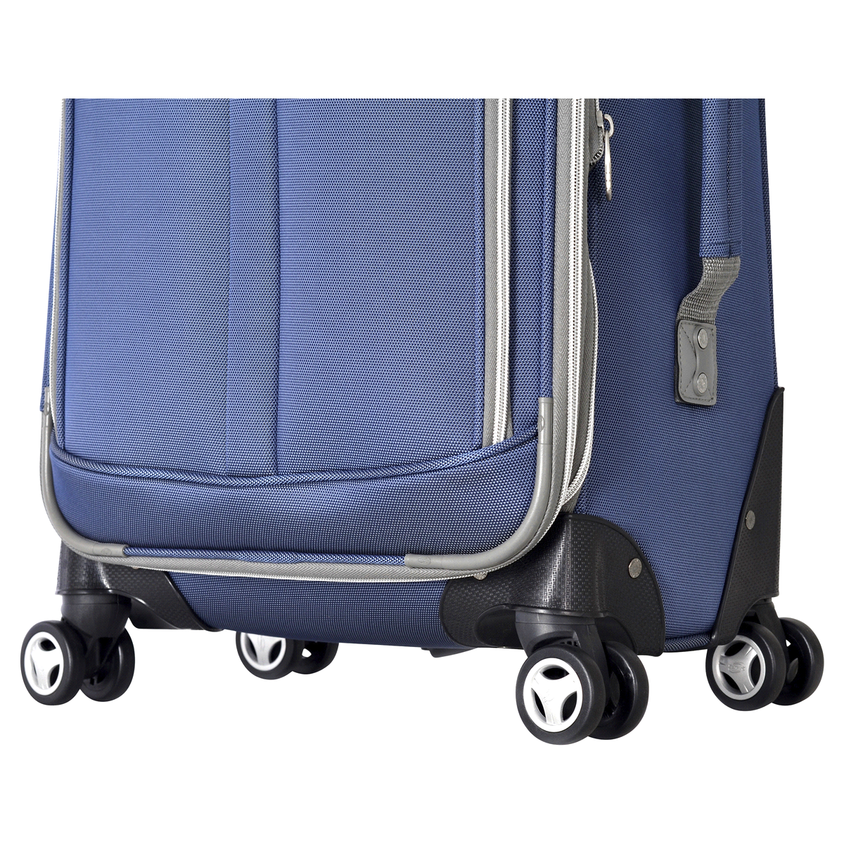 slide 2 of 5, Olympia Tuscany Carry-on Spinner Luggage Blue, 21 in x 14 in x 10.5 in