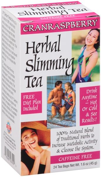 slide 1 of 4, 21st Century Cranraspberry Herbal Slimming Tea Bags, 24 ct; 1.6 oz