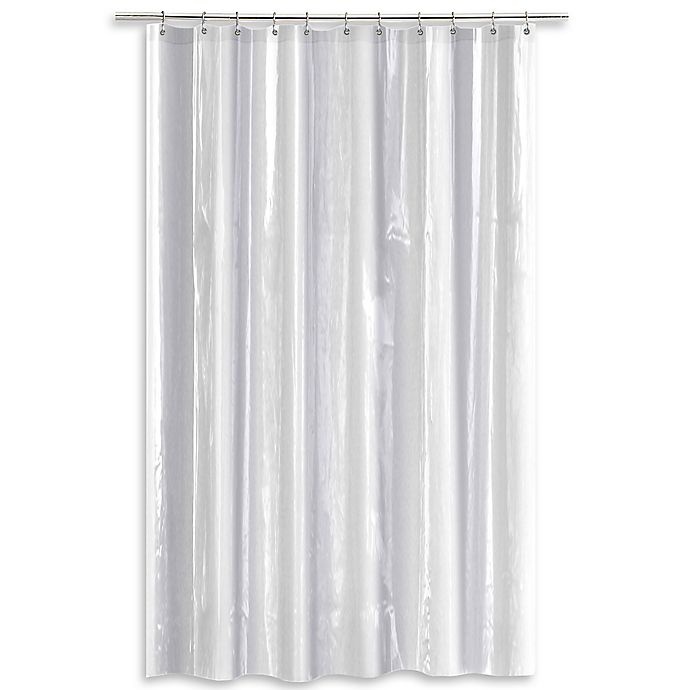 slide 1 of 1, SALT Heavy Gauge PEVA Shower Curtain Liner - Clear, 70 in x 84 in