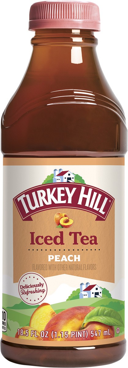 slide 2 of 2, Turkey Hill Peach Iced Tea 18.5 fl oz, 18.50 fl oz