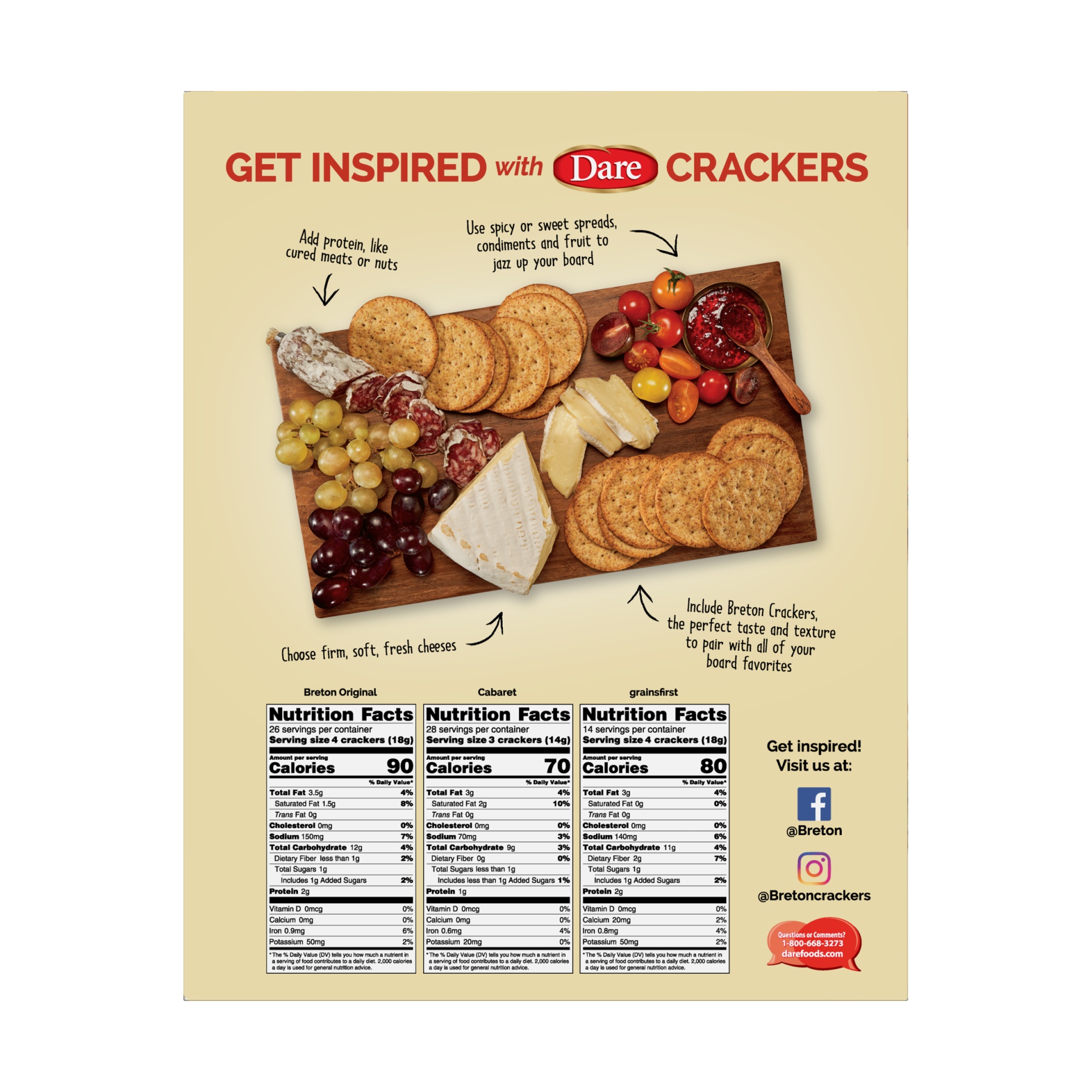 slide 2 of 2, Dare Cracker Variety Pack, 41.28 oz