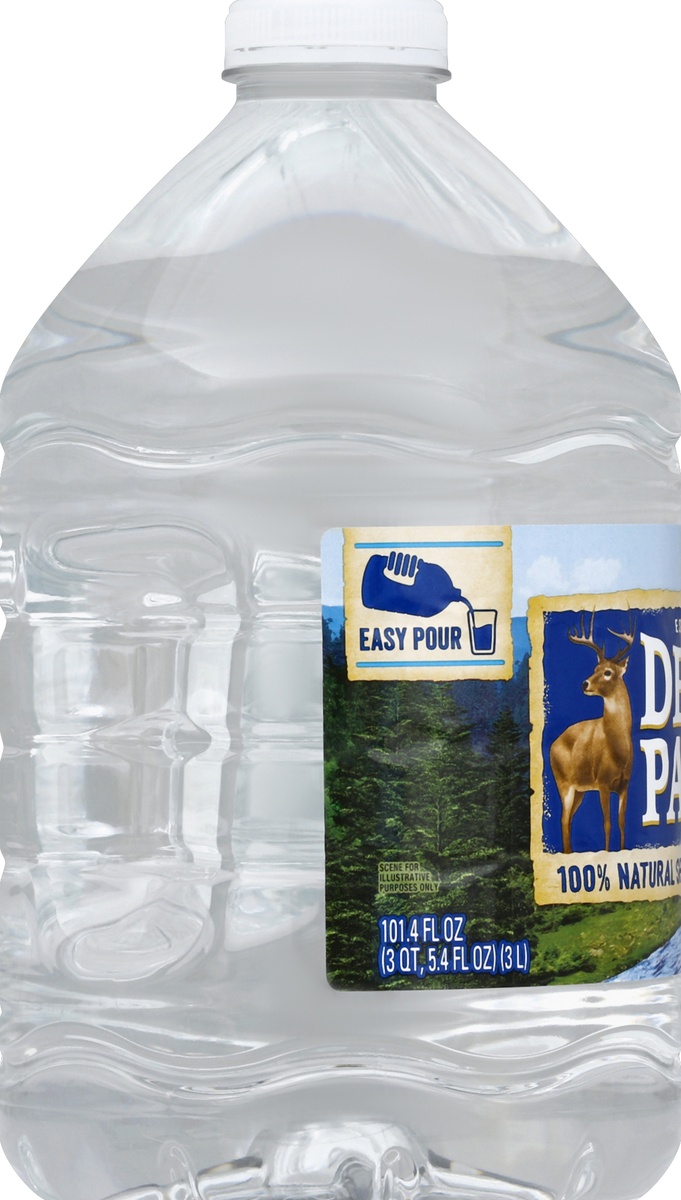 slide 3 of 6, Deer Park 100% Natural Spring Water Jug, 101.4 fl oz