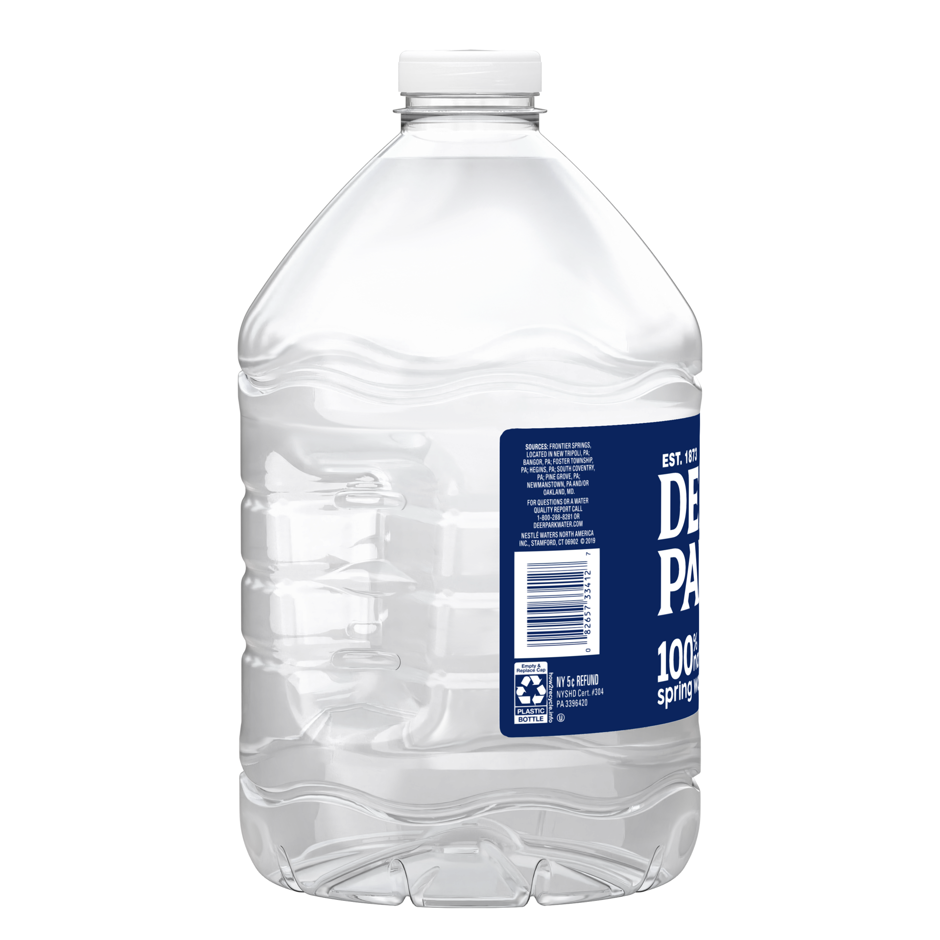 slide 2 of 4, Deer Park Brand 100% Natural Spring Water, 101.4-ounce plastic jug, 101.4 oz
