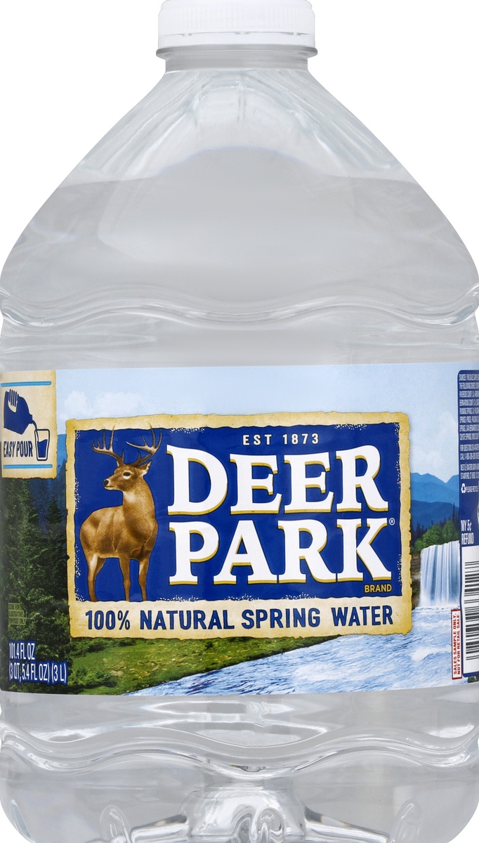 slide 5 of 6, Deer Park 100% Natural Spring Water Jug, 101.4 fl oz