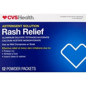 slide 1 of 1, CVS Health Astringent Solution Rash Relief, 12 ct