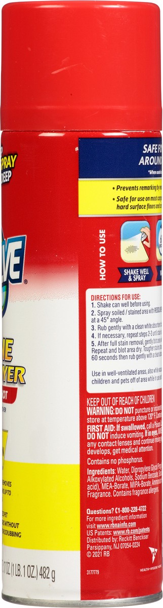 slide 4 of 13, Resolve Urine Destroyer Active Shot Stain & Odor Remover 17 oz, 17 oz