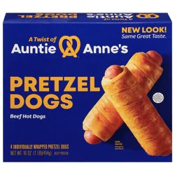 Auntie Anne's Classic Pretzel Dogs - 4 ct
