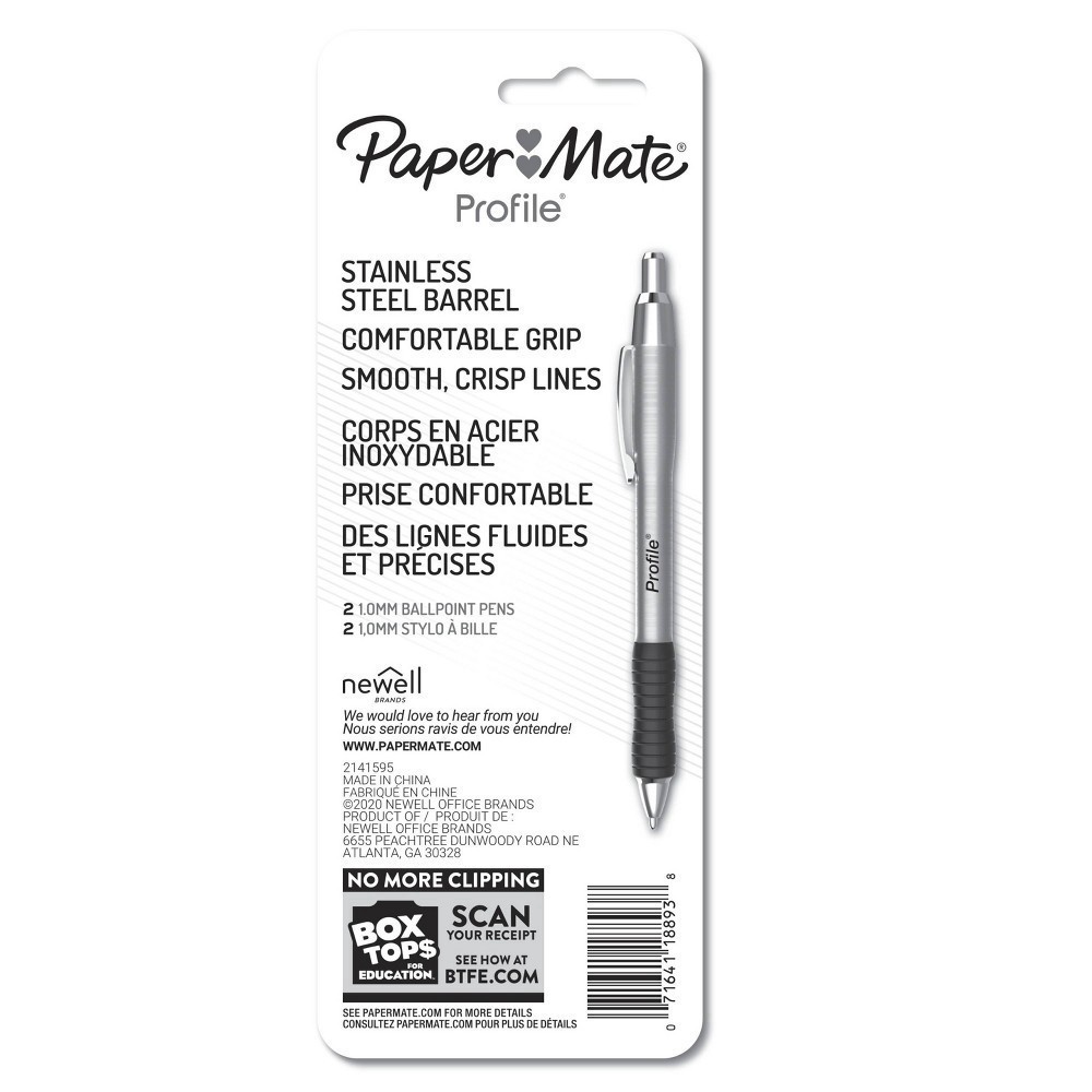 slide 5 of 5, Paper Mate Ballpoint 1.0 mm Medium Point Pens 1 ea, 1 ct