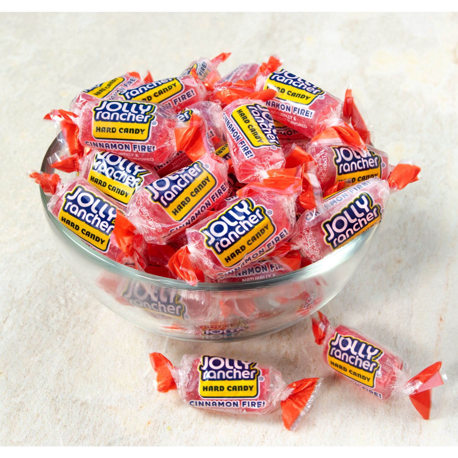 slide 3 of 5, JOLLY RANCHER Cinnamon Fire Flavored Hard Candy, Individually Wrapped, 7 oz, Bag, 7 oz
