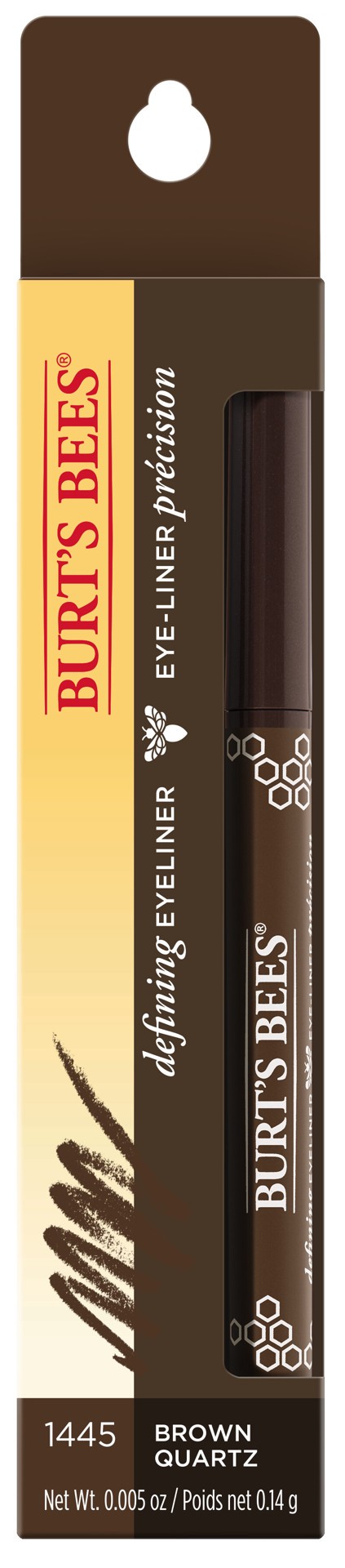 slide 1 of 7, Burt's Bees 100% Natural Origin Defining Eyeliner, Brown Quartz, Satin Finish - 0.005 Ounce, 0.14 g