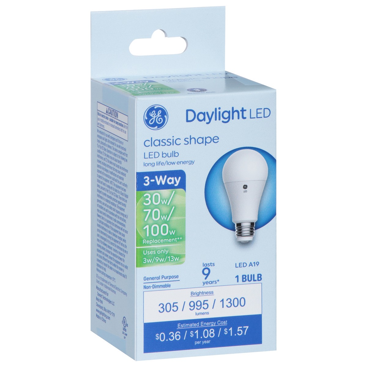 slide 8 of 9, GE LED Daylight Classic Shape Light Bulbs 1 ea, 1 ct