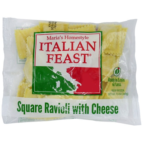 slide 1 of 1, Maria's Ravioli Cheese Square, 13 oz