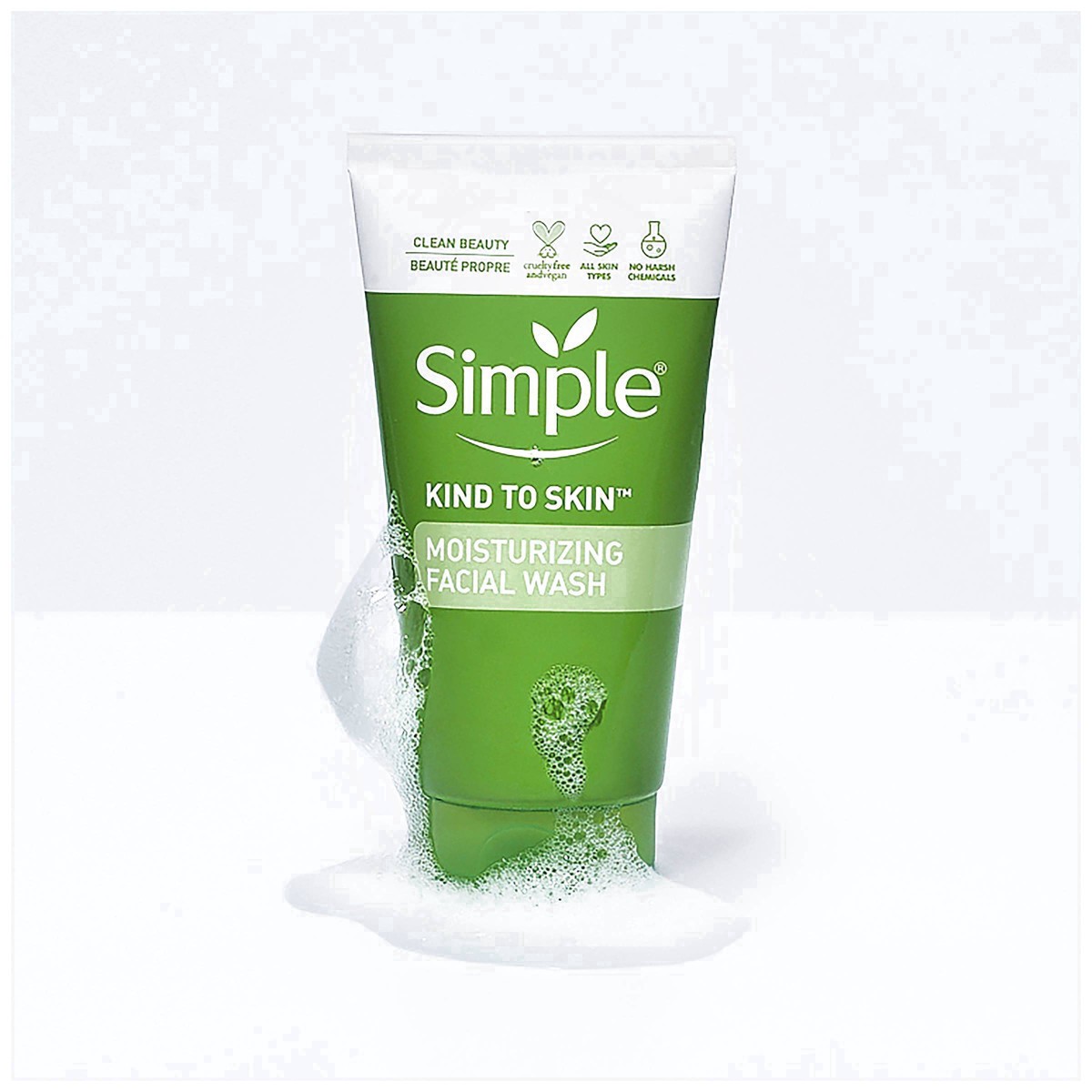 slide 14 of 78, Simple Kind to Skin Face Wash Moisturizing, 5 oz, 5 oz